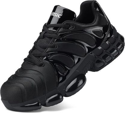 Lightweight Steel Toe Shoes for Men & Women – Puncture Proof Work Sneakers with Kevlar Midsole, Slip Resistant Safety Composite Toe