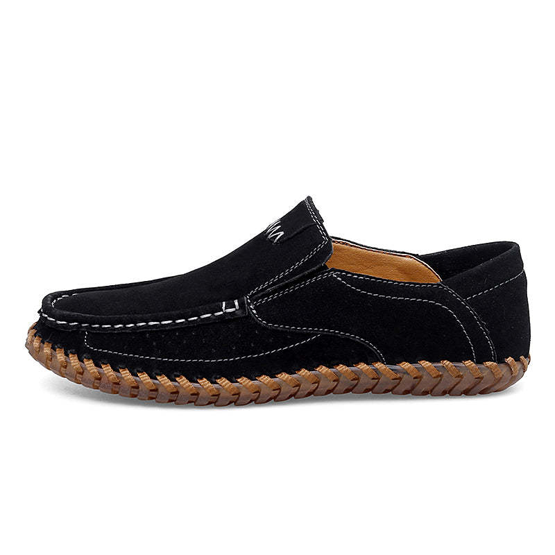 (⏰Last Day 49% OFF🔥)Men's Handcrafted Suede Slip-On Loafers | Lightweight, Rebound Cushioning for Driving & Casual Comfort-SCSLUXE