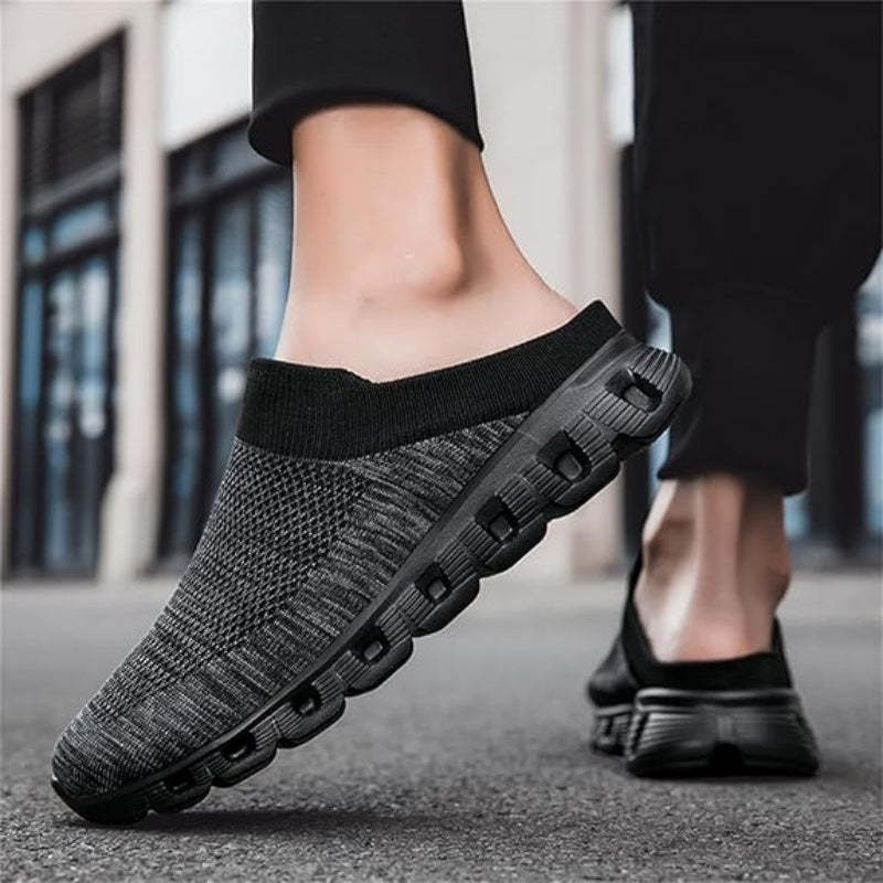 Men’s Recovery Slippers – Ultra Comfortable with Soft Cushioning, Arch Support, Non-Slip Sole, and Breathable Materials for Enhanced Comfort and Foot Health-SCSLUXE