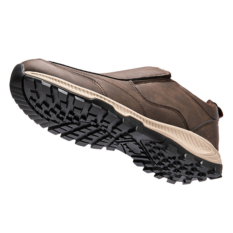 Men's Genuine Leather Breathable And Comfortable Orthopedic Outdoor Sneakers