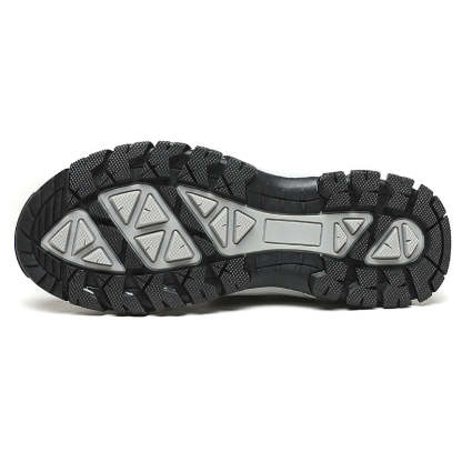 Men's Genuine Leather Breathable Lightweight Arch Support Hiking Orthopedic Shoes