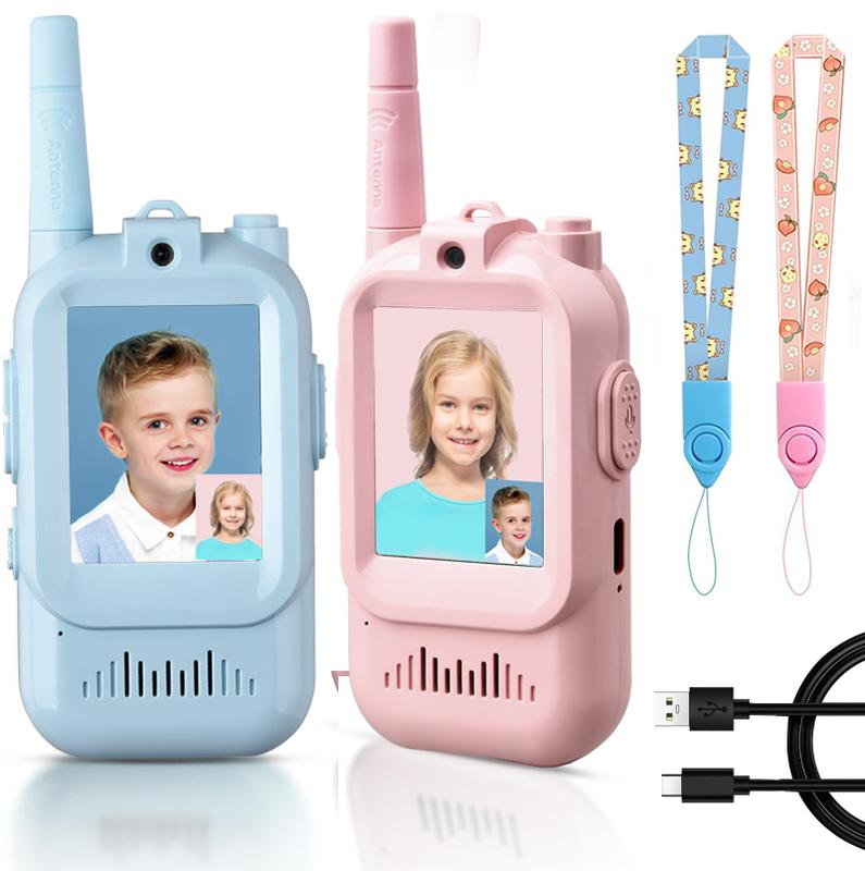 Rechargeable Video Walkie Talkies for Kids 