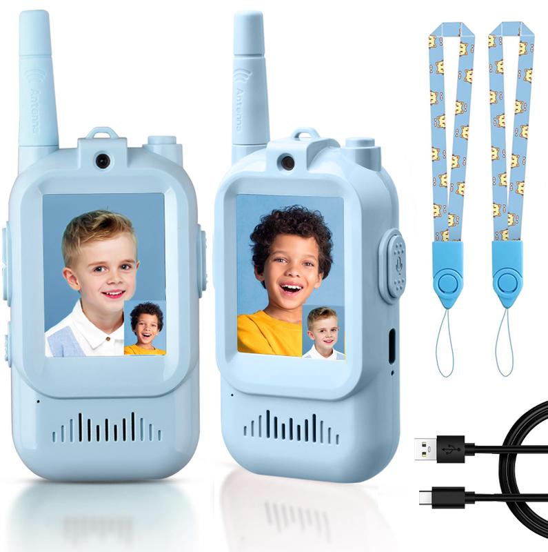 Rechargeable Video Walkie Talkies for Kids 