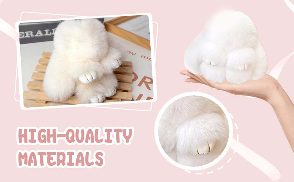 🏆 Handmade Soft Bunny Charms 🐰