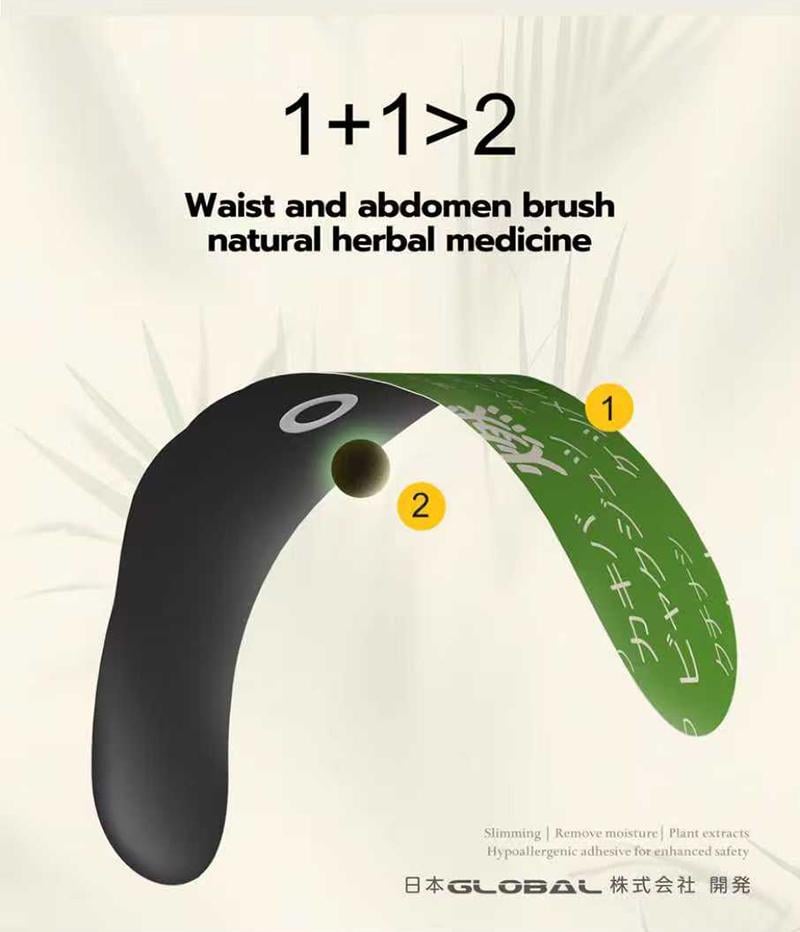 Hanpo Japanese Herbal patch Pad Balance Patch,Health Patch,Waist and abdomen brush