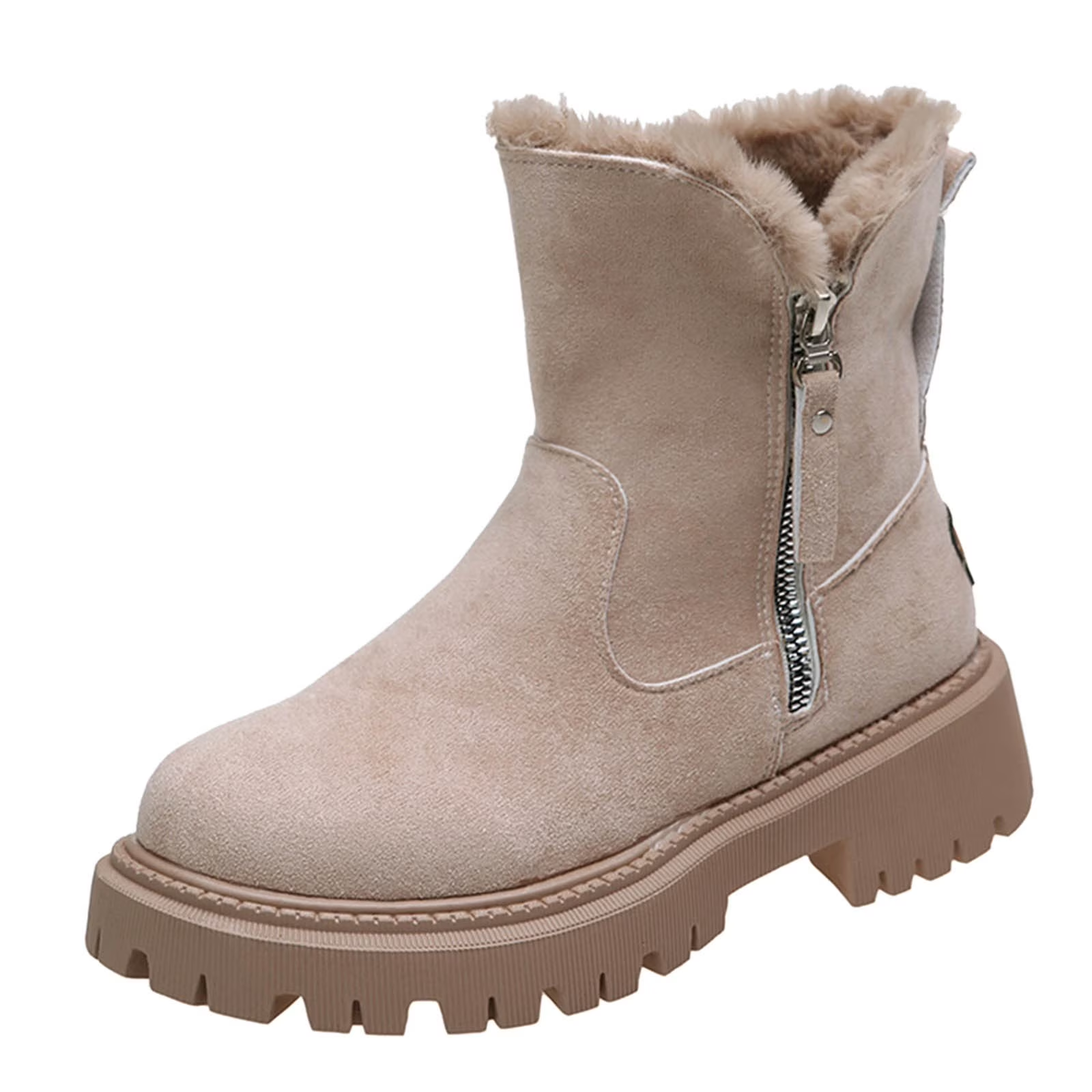(⏳NOW ON: 70% OFF Sale! 🔥)Crzidha Vintage Snow Boots for Women,Warm Fleece Lined