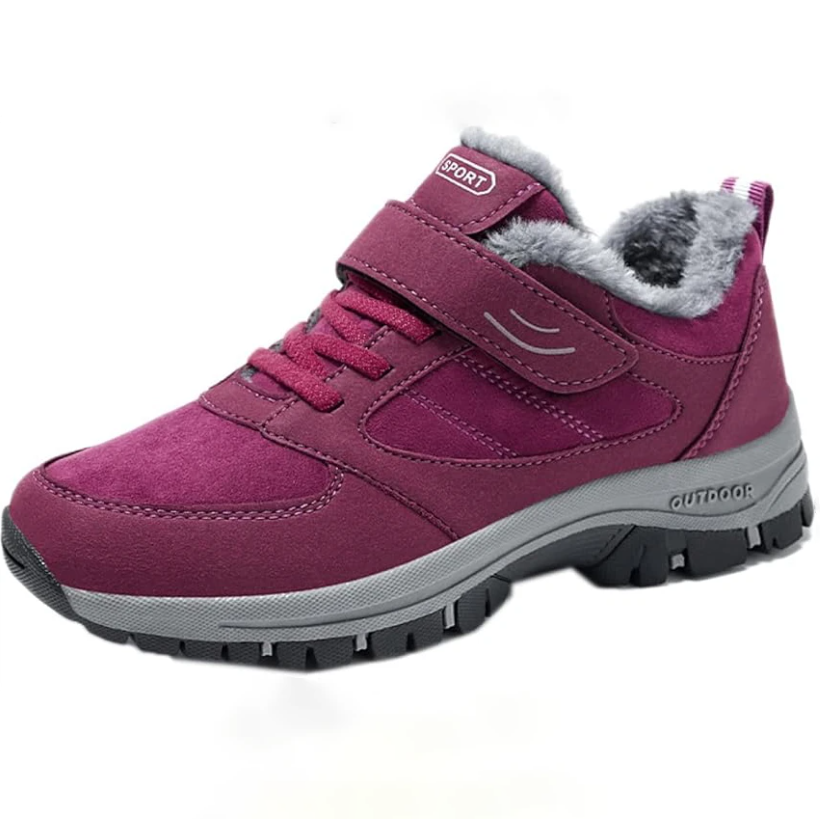 Mountain Climbing Shoes, Snow Shoes, Women's, Prevention, Non-slip, Thermal Shoes, Fleece Lined