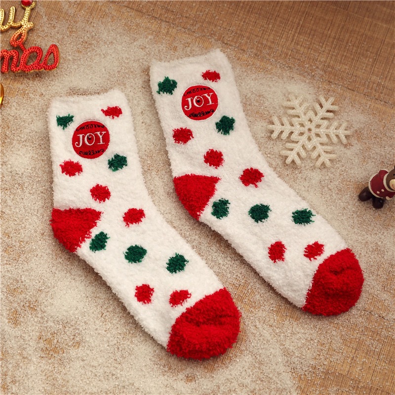🔥Buy 3 Save $10🔥Buy 6 Save $20🔥Buy 9 Save $30🔥Coral Fleece Christmas Stockings – Cartoon Gift Triangle Box (Couples/Kids/Family) 🎄