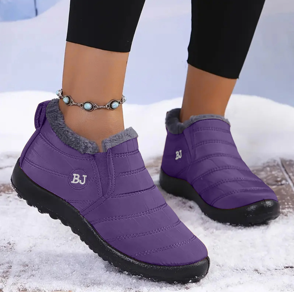 Winter Snow Boots for Women Anti-Skid House Shoes Ankle Boots Indoor Outdoor
