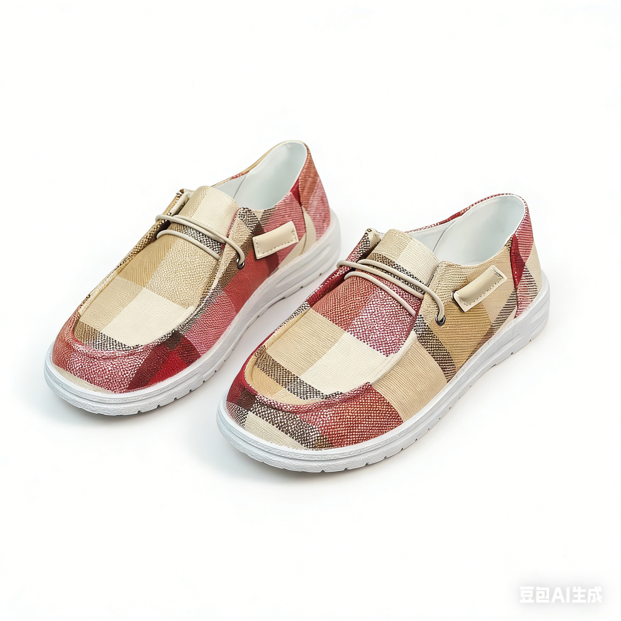 💝Summer Sale⭐  Women's Casual Comfy Lightweight Plaid Canvas Shoes