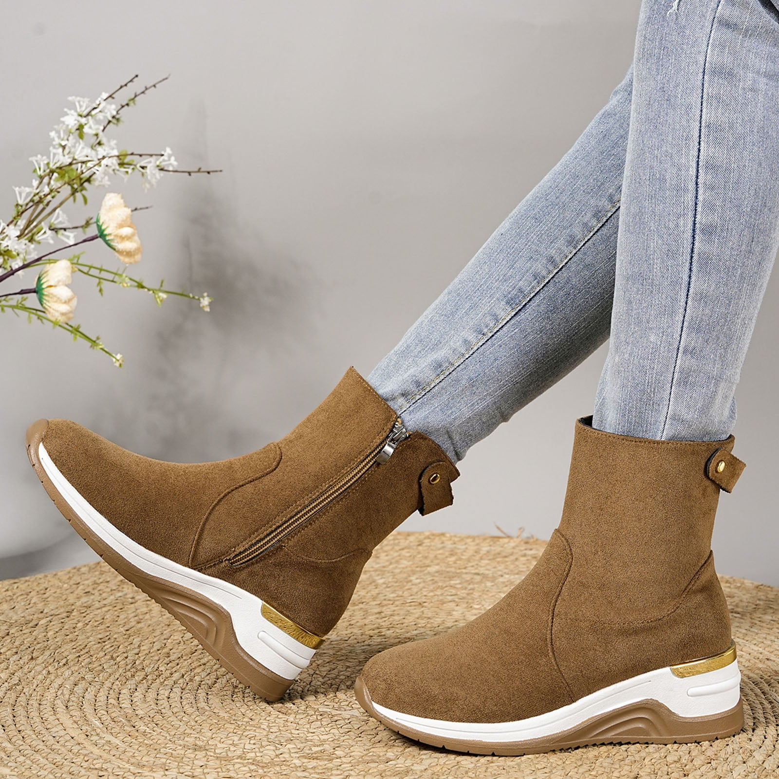 (⏳NOW ON: 49% OFF Sale! 🔥)2025 New Autumn Winter Women Cozy Warm Winter Footwear Outdoor Boots
