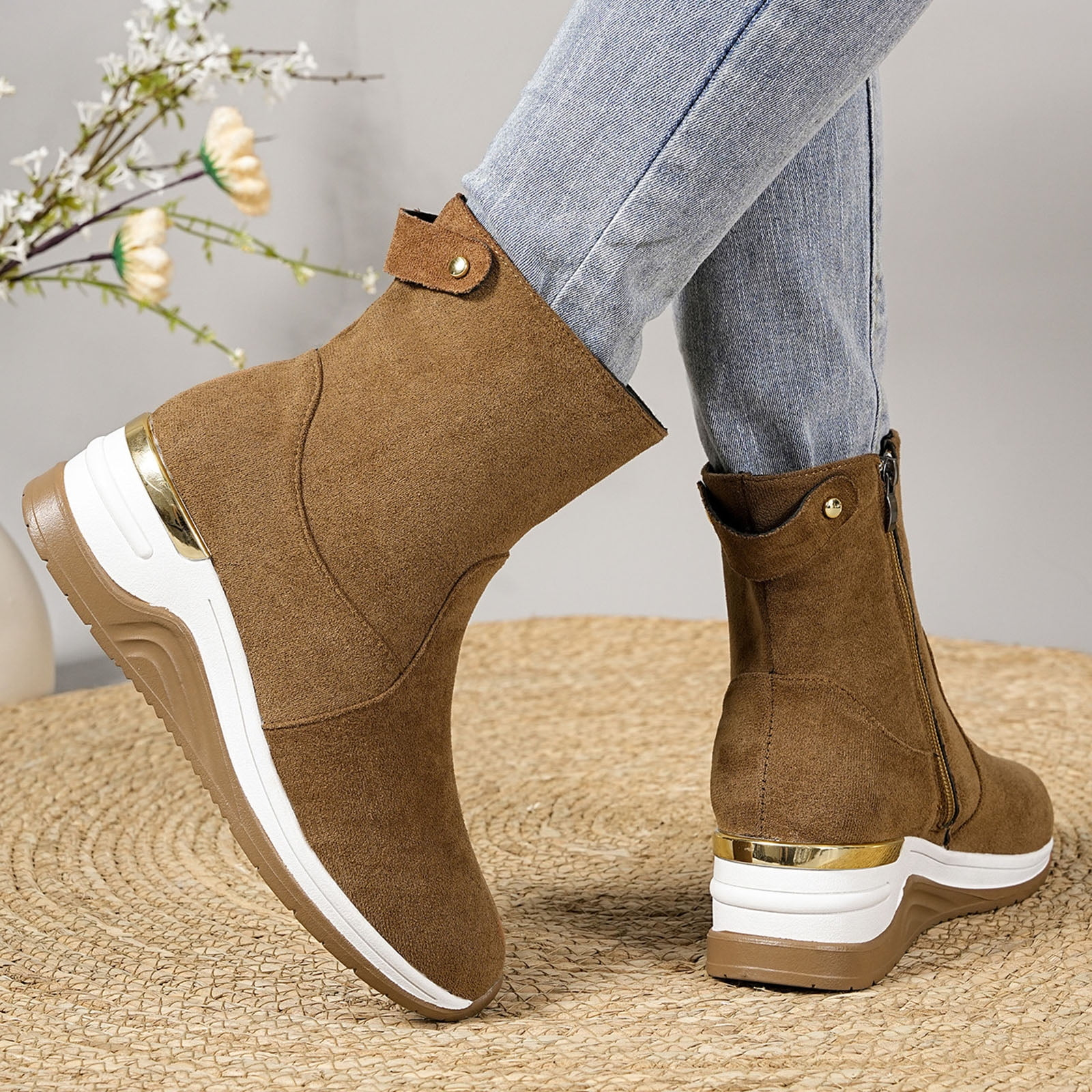 (⏳NOW ON: 49% OFF Sale! 🔥)2025 New Autumn Winter Women Cozy Warm Winter Footwear Outdoor Boots