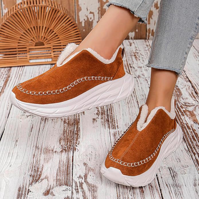 (⏳NOW ON: 70% OFF Sale! 🔥)2025 Women’s Winter Warm Suede Snow Boots 