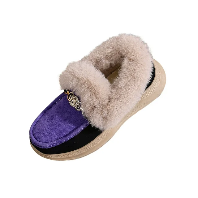 (⏳NOW ON: 70% OFF Sale! 🔥)Women’s Winter Boots — Thick Sole, Soft Fur Edge, Cozy Flat Heel for Outdoor Wear