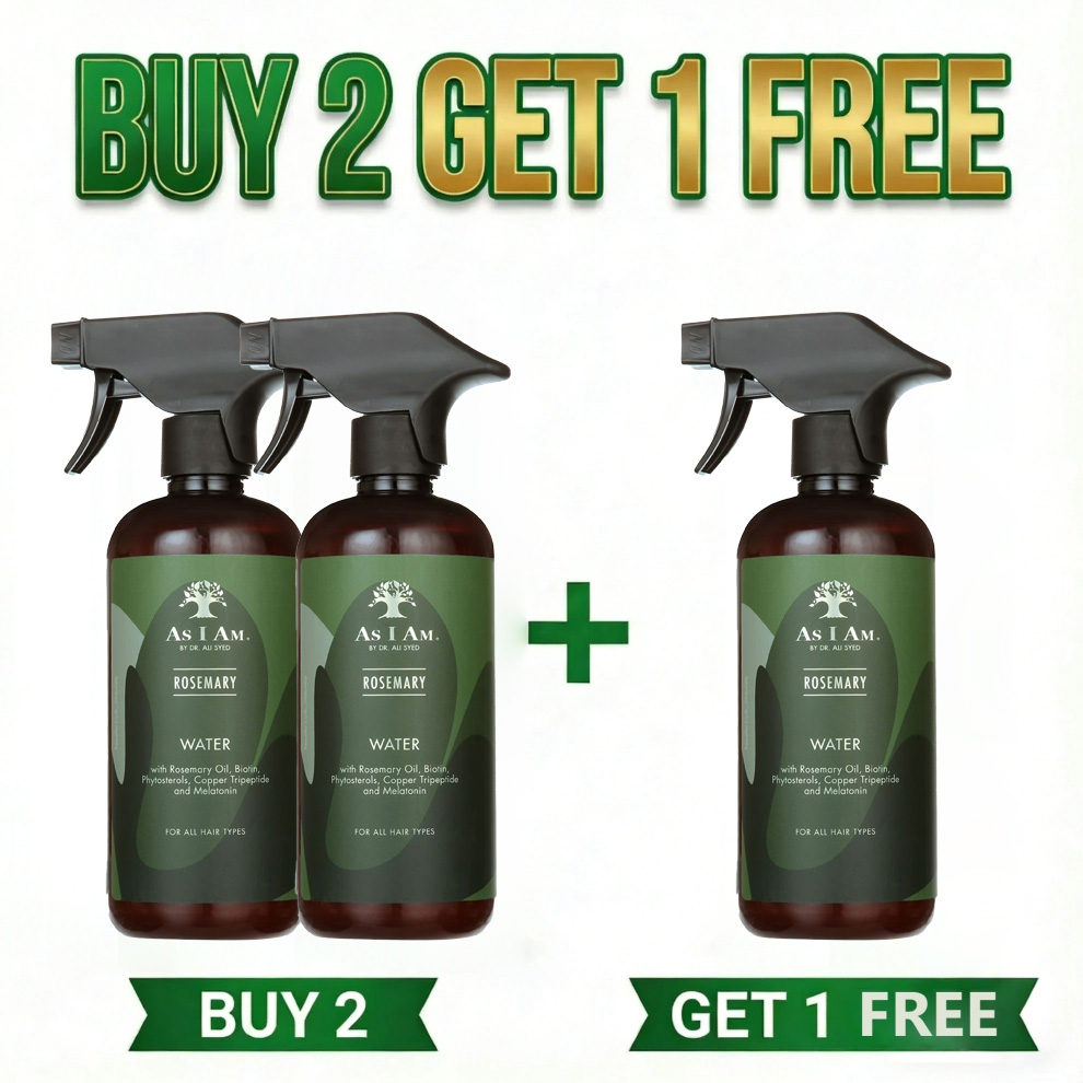 As I Am Rosemary Water Scalp Treatment for Hair Density and Thinning Hair Hydrating Growth Support Spray 100ml