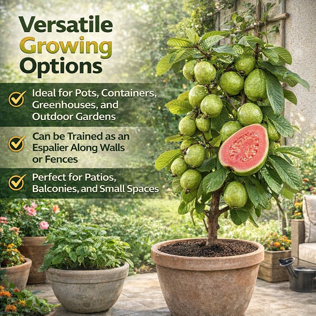 🌱Guava seeds, suitable for potted plants, greenhouses and outdoor gardens 