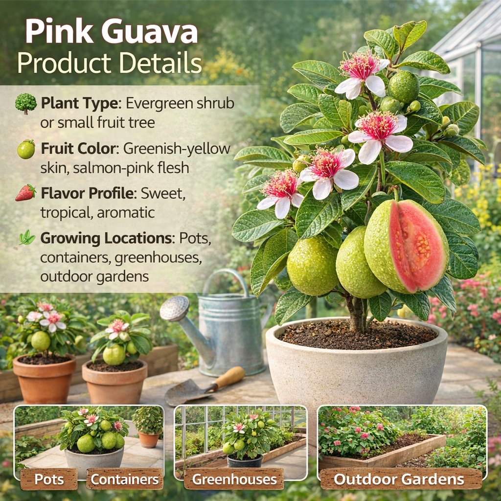 🌱Guava seeds, suitable for potted plants, greenhouses and outdoor gardens 