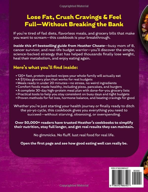 High Protein Cookbook: 124 Easy Low-Carb Recipes + 30-Day Meal Plan