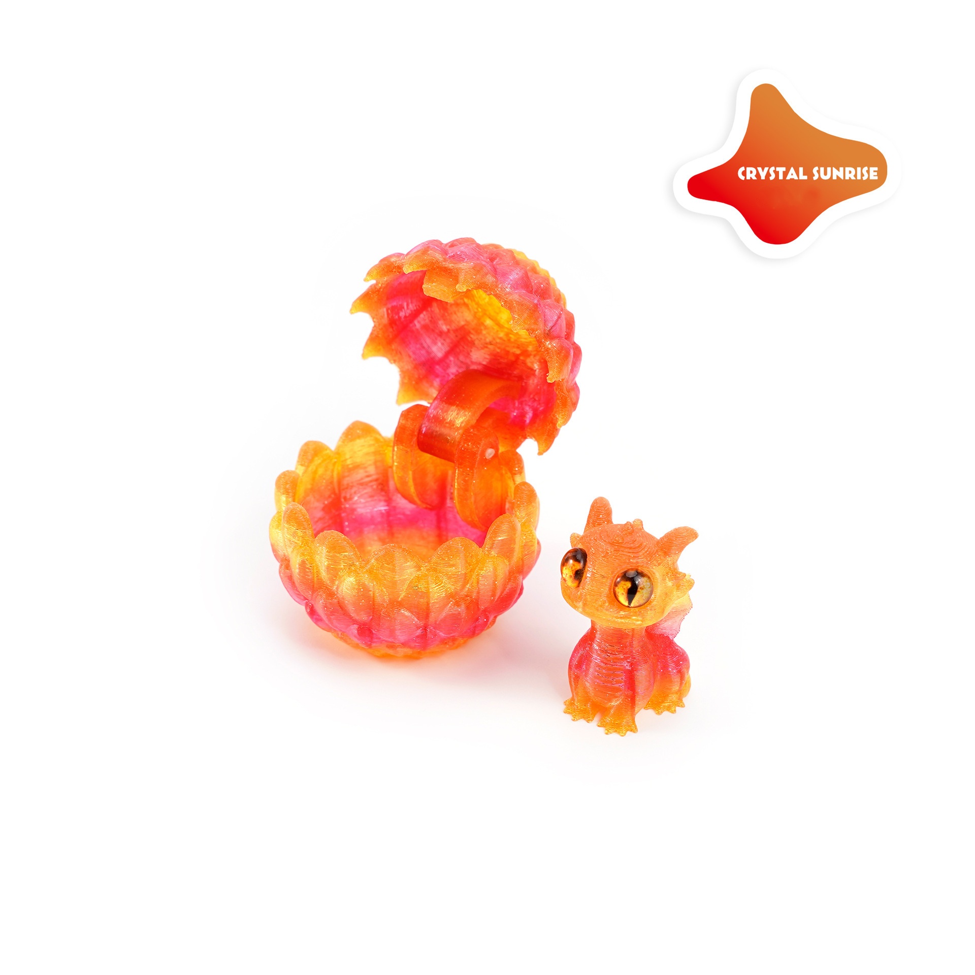 🎁🐉Your Favorite Sky Companions: 10-Piece Random Colors Mini Dragon Egg Set