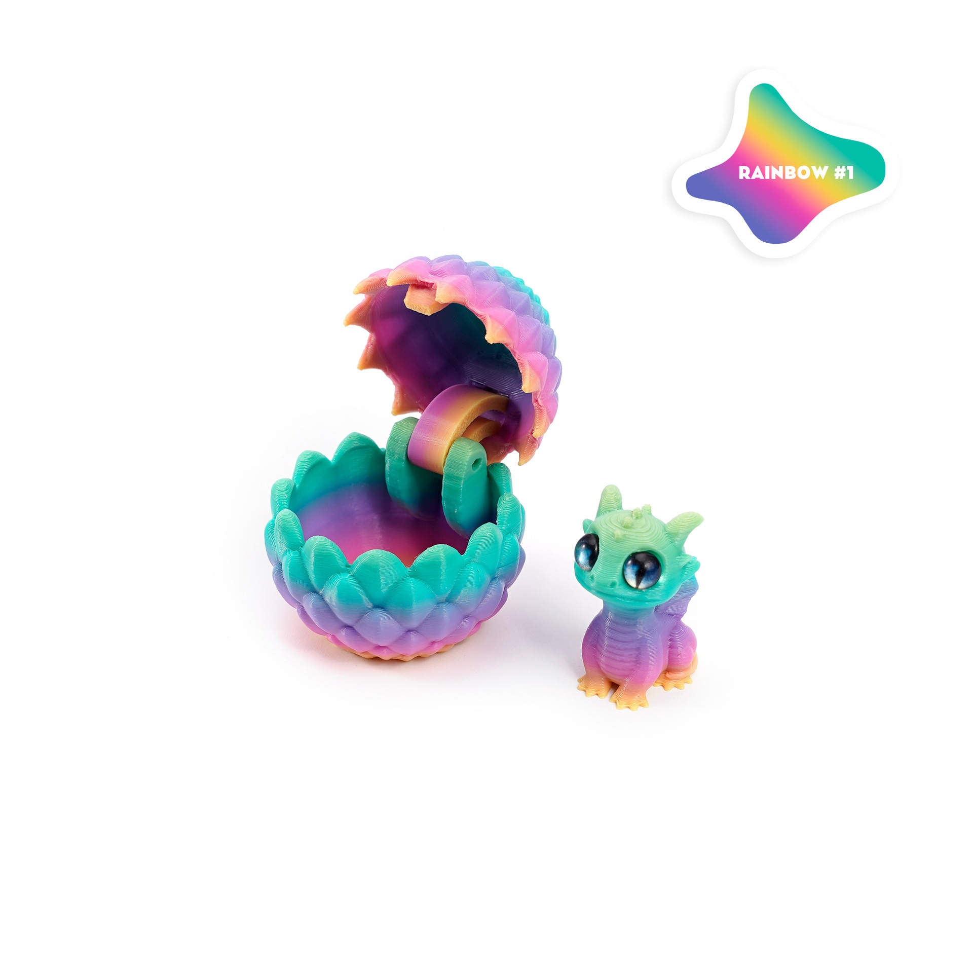 🎁🐉Your Favorite Sky Companions: 10-Piece Random Colors Mini Dragon Egg Set