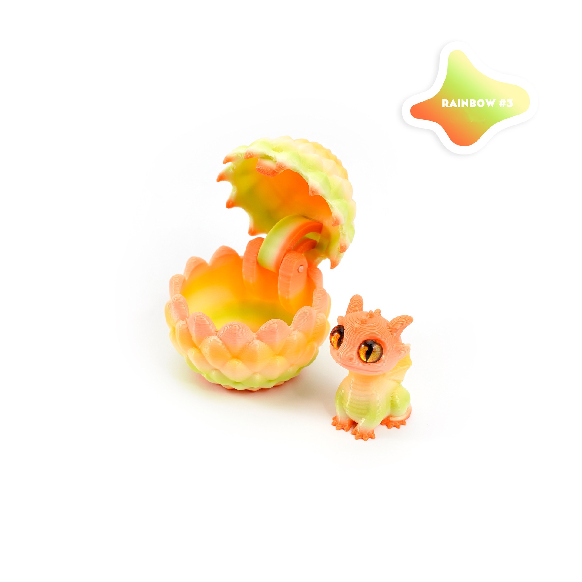 🎁🐉Your Favorite Sky Companions: 10-Piece Random Colors Mini Dragon Egg Set