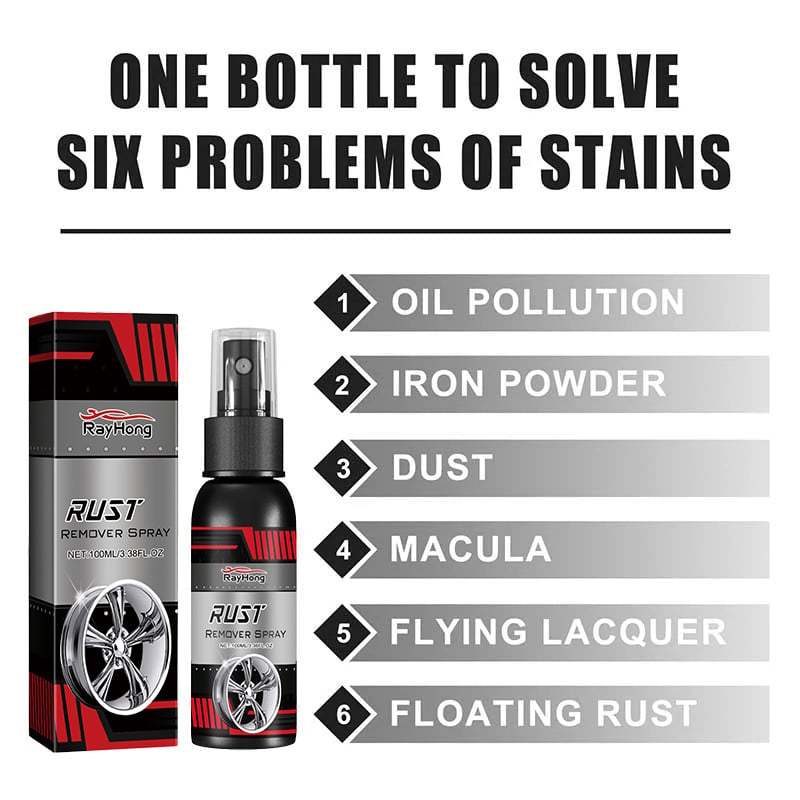 ✨Multifunctional Metal Rust Remover Spray - Fast-Acting Rust Converter for Cars, Tools & Metal Surfaces