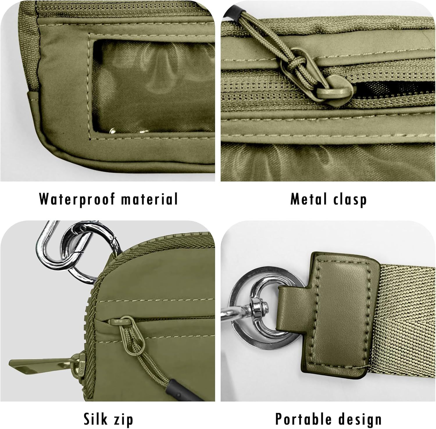 Iris Wallet- Nylon Zipper Wallet for Everyday Use 