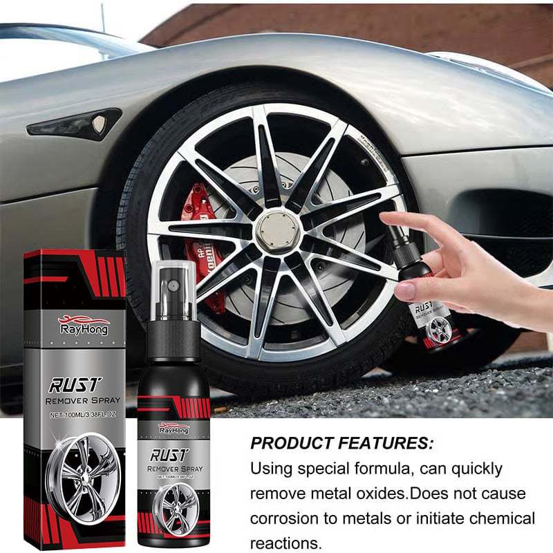✨Multifunctional Metal Rust Remover Spray - Fast-Acting Rust Converter for Cars, Tools & Metal Surfaces