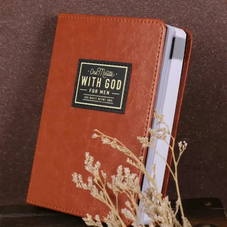 One Minute with God for Men, 365 Days Devotional Journal, Portable Daily Reflections Book