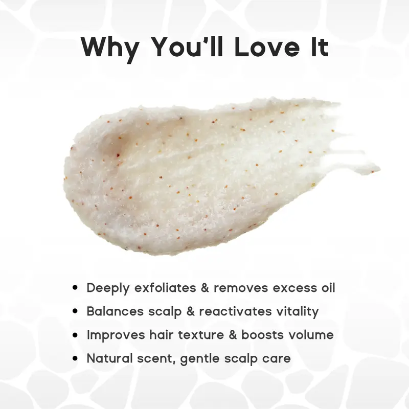 Biotin,Rosemary Mint Herbal Scalp Scrub shampoo 