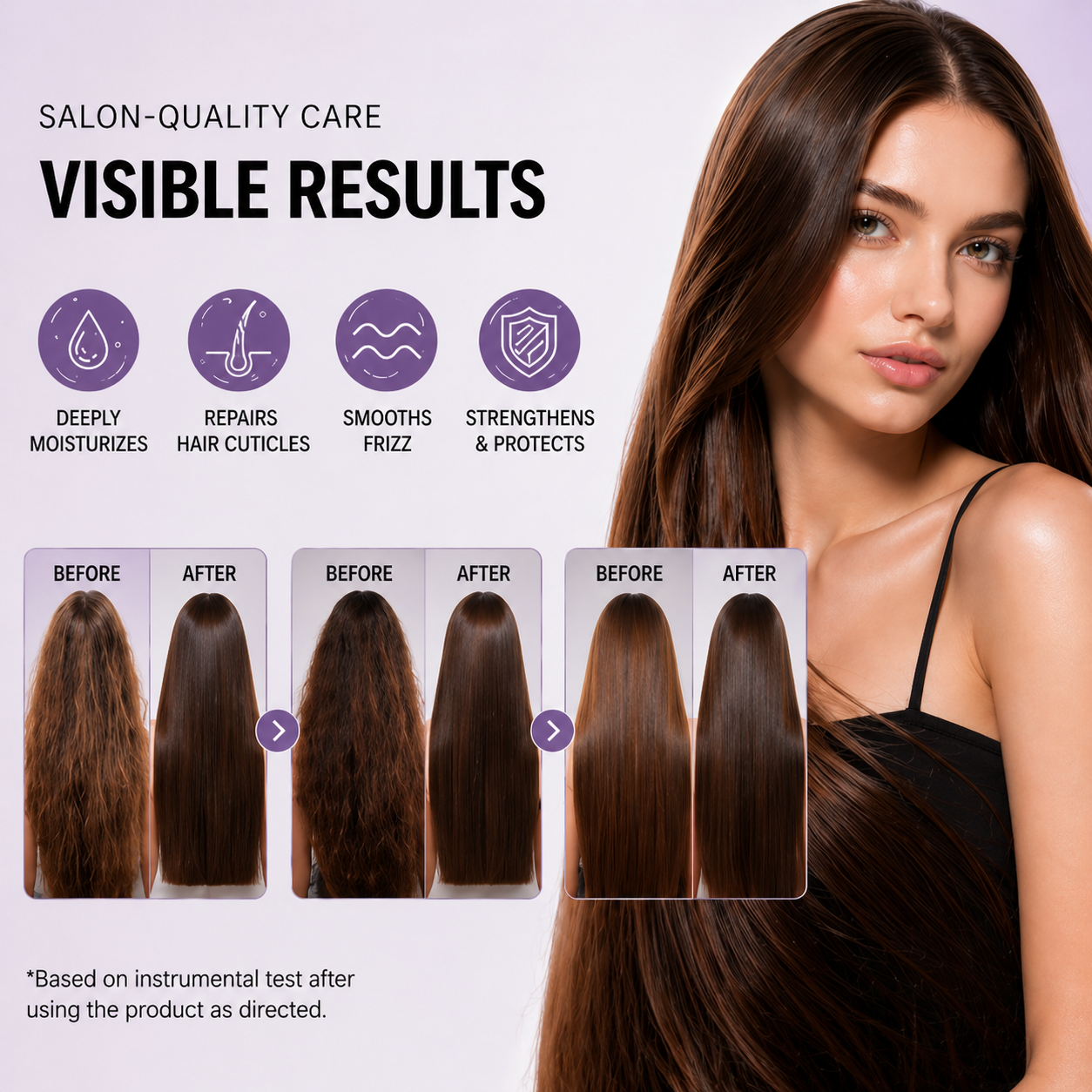 Ultra Smoothing Hair Serum – Reduce Frizz & Deep Hydration 