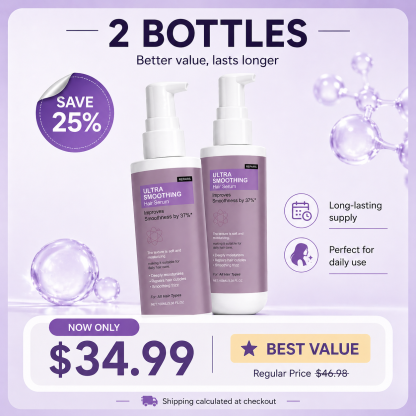 Ultra Smoothing Hair Serum – Reduce Frizz & Deep Hydration 