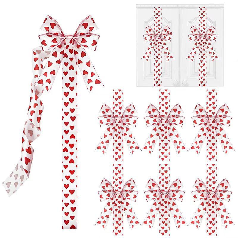 🎀 Valentine’s Day Pink Heart Large Bow Decoration 🎀 