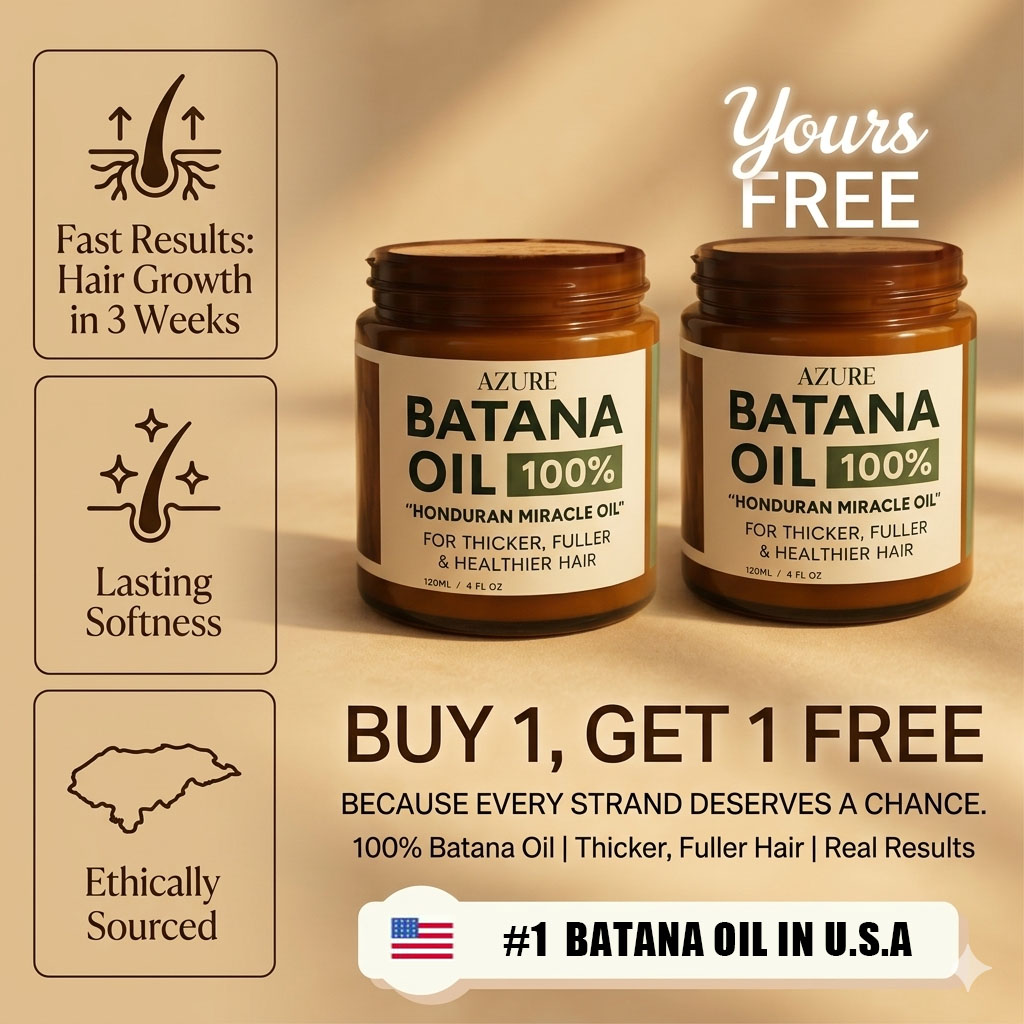 🌟The Secret to Fuller Hair! ⚡50K+ Sold-🔥-100% Natural Batana Oil: Stimulate Roots Fast!
