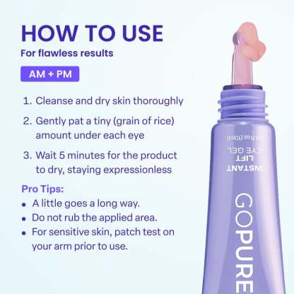 🏆 Top Rated! 80K+ SOLD! ⚡ Flash Sale: GOPURE™ Instant Lift Eye Gel. Say goodbye to bags & wrinkles！🕒 