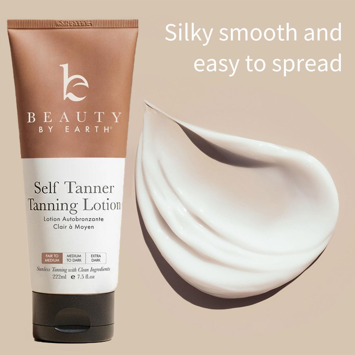 🌞 Get the Ultimate Sunless Glow – 49% OFF – ✨ Beauty by Earth Self Tanner Lotion – For a Natural, Streak-Free Tan 