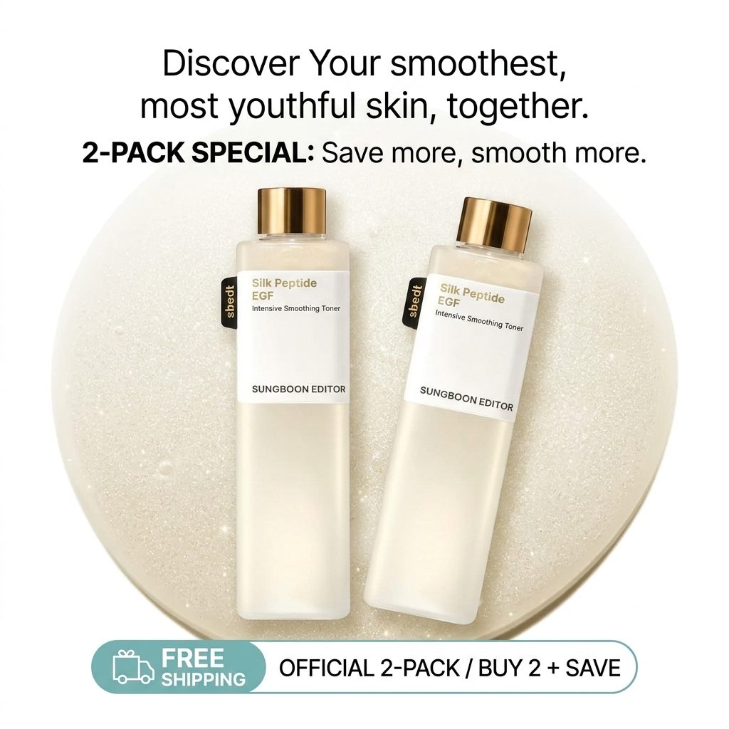 💧EGF Smoothing Toner 300ml – Daily Repair, Smoother Skin, Hydrating Face Toner