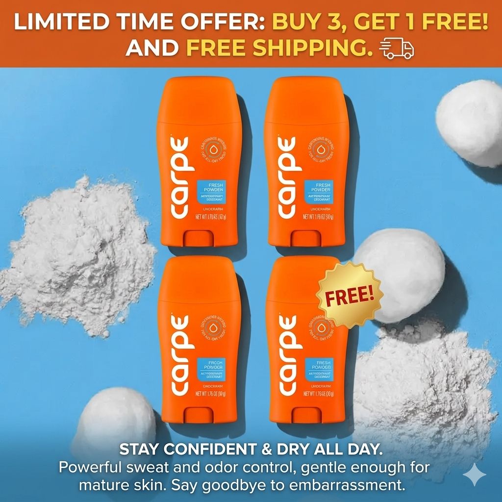 ✨ Carpe Antiperspirant Deodorant – 100Hr Sweat & Odor Control 💧 | Gentle, Skin-Friendly & Long-Lasting Freshness 💖 