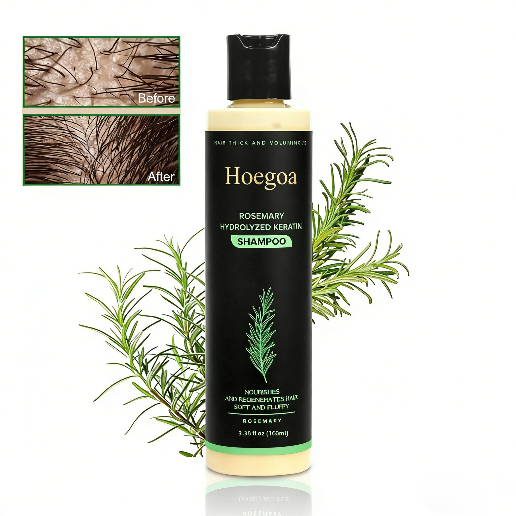 Tgideas Organic Rosemary Hair Growth Shampoo