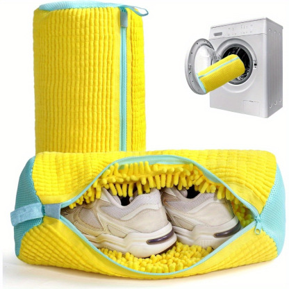 Chenille Microfiber Shoe Washing Machine Bag 