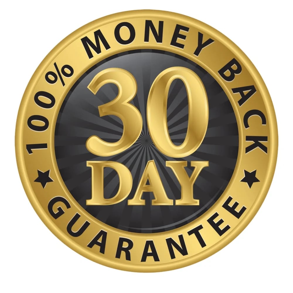 30-day money-back guarantee badge for Australian wellness and sleep products