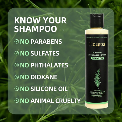 Tgideas Organic Rosemary Hair Growth Shampoo 