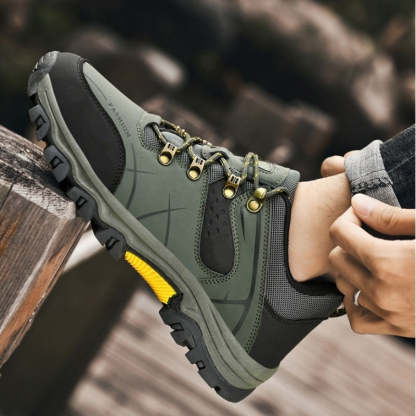 (💥NOW ON: 49% OFF Sale!🔥) Latest Men's Genuine Leather Non-Slip Waterproof Outdoor Hiking Shoes