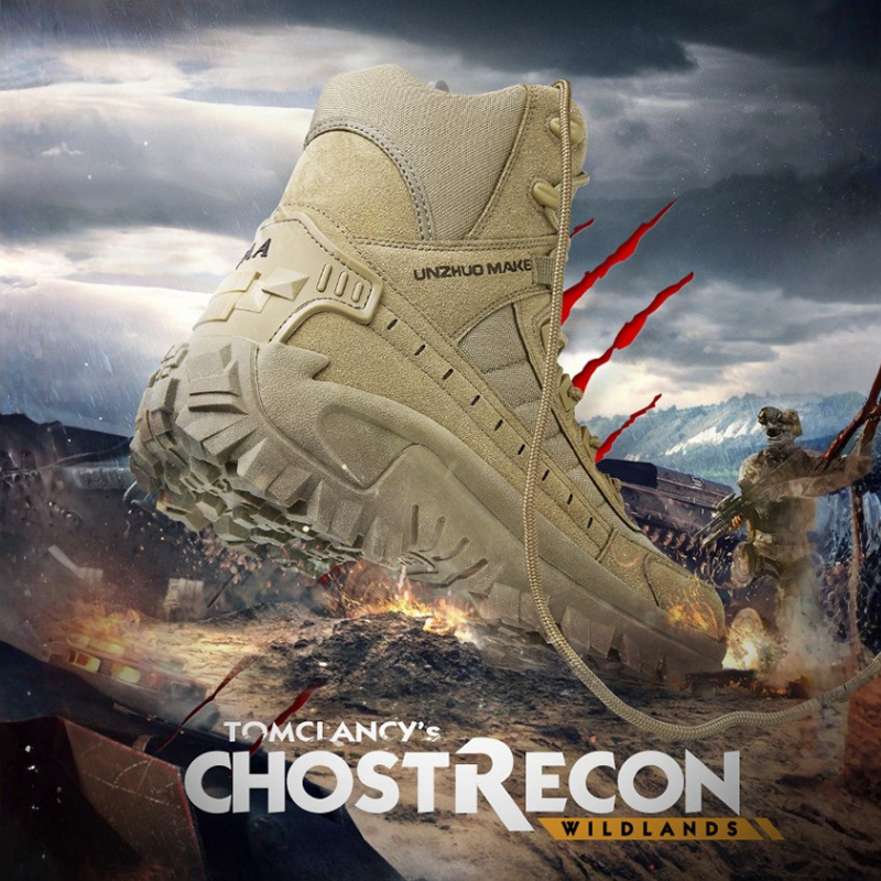 SCSluxe®️ Mens Orthopedic Support Anti-Puncture Work Boots Waterproof Anti-Sprain Hiking Boots(🎁Free Socks + Free Shipping Today🧦)