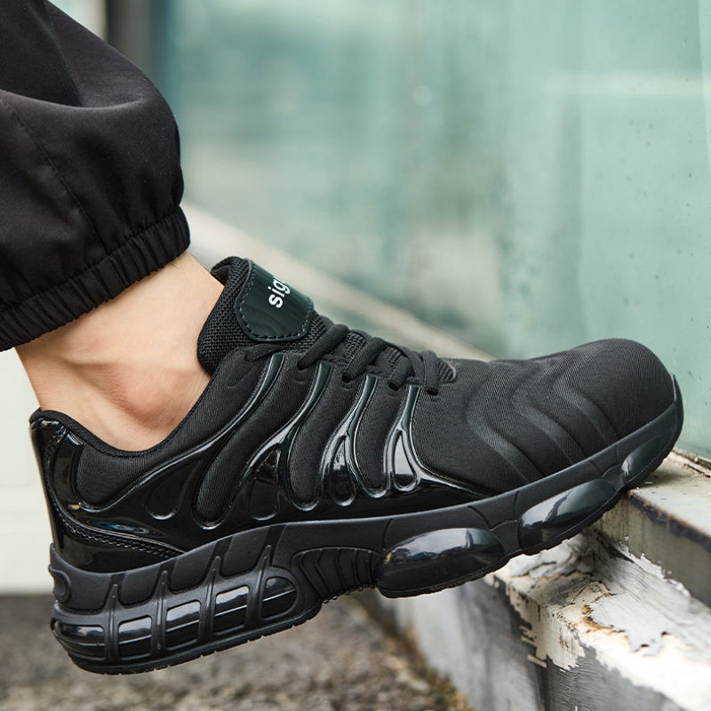 Lightweight Steel Toe Shoes for Men & Women – Puncture Proof Work Sneakers with Kevlar Midsole, Slip Resistant Safety Composite Toe