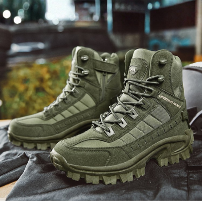 SCSluxe®️ Mens Orthopedic Support Anti-Puncture Work Boots Waterproof Anti-Sprain Hiking Boots(🎁Free Socks + Free Shipping Today🧦)-SCSLUXE