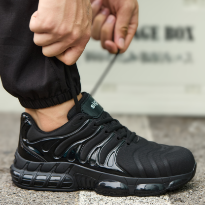 Lightweight Steel Toe Shoes for Men & Women – Puncture Proof Work Sneakers with Kevlar Midsole, Slip Resistant Safety Composite Toe-SCSLUXE