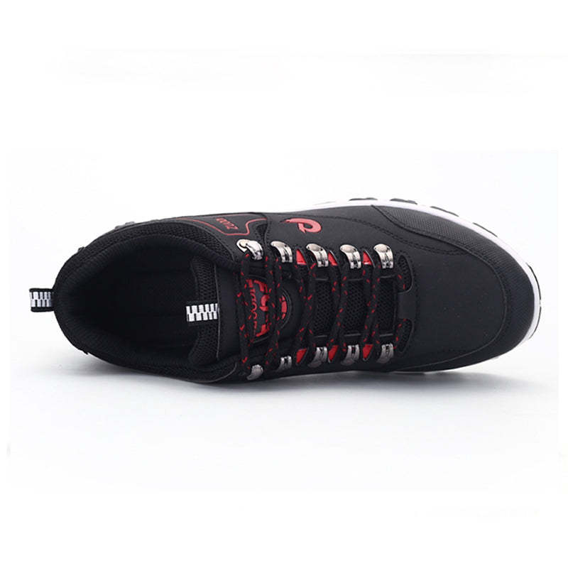 Men's Waterproof Puncture-Resistant Round-Toe Orthopedic Walking Hiking Shoes