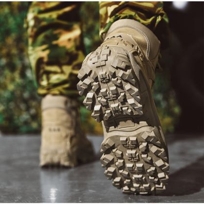 SCSluxe®️ Mens Orthopedic Support Anti-Puncture Work Boots Waterproof Anti-Sprain Hiking Boots(🎁Free Socks + Free Shipping Today🧦)-SCSLUXE