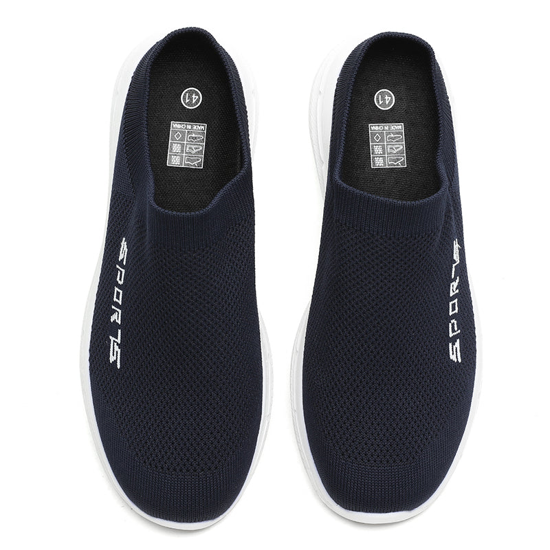 (⏰Limited Time Sale 49% OFF 🔥) Men's Orthopedic Slip-On Loafers Walking Shoes: Casual Canvas Plantar Fasciitis Loafers with Arch Support, Comfortable Orthotic Shoes for Foot and Heel Pain Relief-SCSLUXE